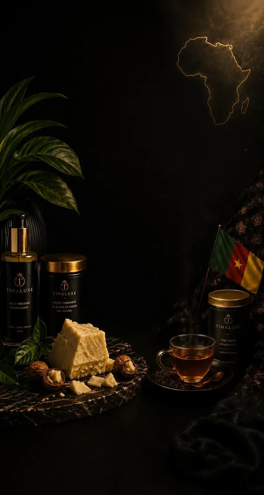 Univers TinaLuxe — bien-être naturel africain